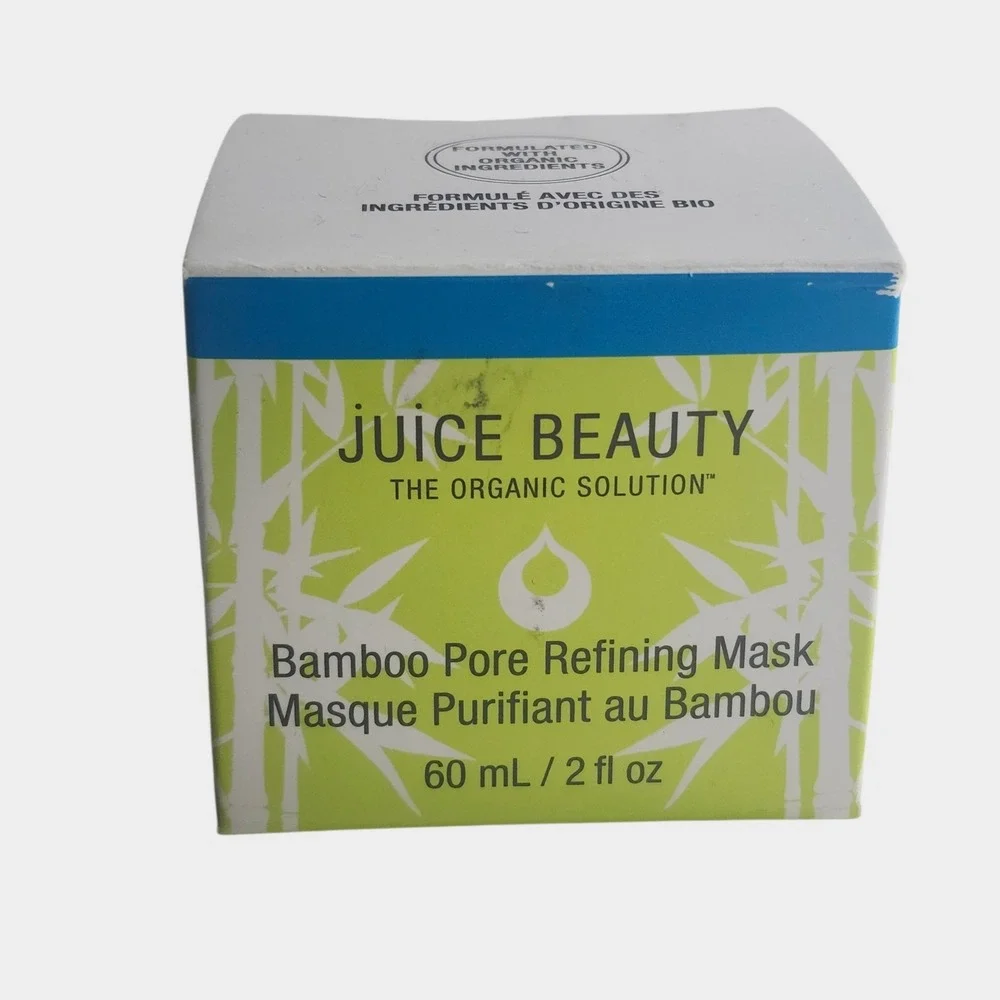 Juice Beauty Bamboo Pore Refining Mask 2 fl oz Green Organic Charcoal Clay